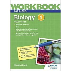 AQA A-level Biology Workbook 1, Paperback - Margaret Royal imagine