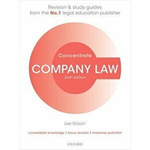 Company Law Concentrate. Law Revision and Study Guide, Paperback - Lee Roach imagine