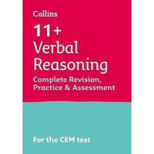 11+ Verbal Reasoning Complete Revision, Practice & Assessment for CEM, Paperback - Collins 11+ imagine