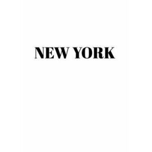 New York Hardcover White Decorative Book for Decorating Shelves, Coffee Tables, Home Decor, Stylish World Fashion Cities Design - *** imagine