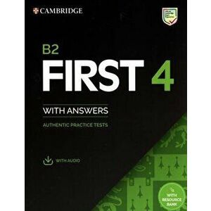B2 First 4 Student's Book with Answers with Audio with Resource Bank: Authentic Practice Tests, Paperback - *** imagine