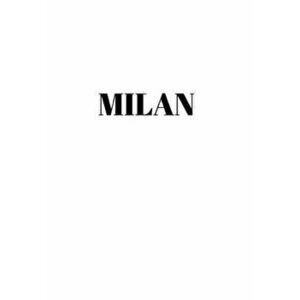 Milan: Hardcover White Decorative Book for Decorating Shelves, Coffee Tables, Home Decor, Stylish World Fashion Cities Design - *** imagine