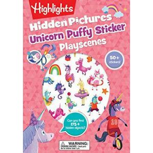 Unicorn Hidden Pictures Puffy Sticker Playscenes, Paperback - *** imagine
