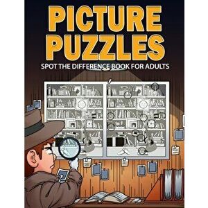 Picture Puzzles: Spot the Difference Book for Adults, Paperback - Game Nest imagine