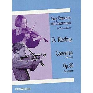 O. Reiding: Concerto in B Minor, Opus 35, Paperback - Oscar Rieding imagine