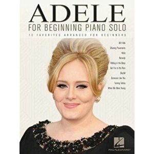 Adele For Beginning Piano Solo, Paperback - *** imagine