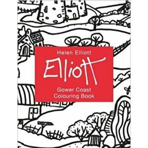 Helen Elliott Concertina Colouring Book: Gower Coast, Hardback - *** imagine
