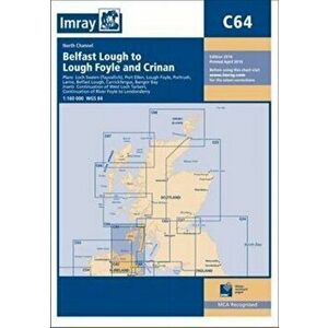 Imray Chart C64. North Channel - Belfast Lough to Lough Foyle and Crinan, Paperback - *** imagine