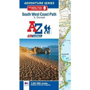SW Coast Path Dorset Adventure Atlas, Paperback - *** imagine