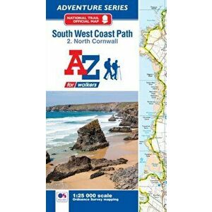 SW Coast Path North Cornwall Adventure Atlas, Paperback - *** imagine