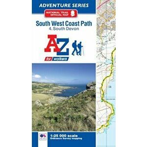 SW Coast Path South Devon Adventure Atlas, Paperback - *** imagine