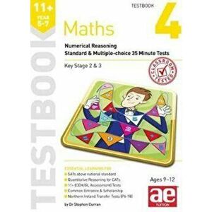 11+ Maths Year 5-7 Testbook 3. Numerical Reasoning Standard & Multiple-Choice 35 Minute Tests, Paperback - Stephen C. Curran imagine