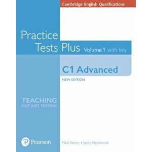 Cambridge English Qualifications: C1 Advanced Volume 1 Practice Tests Plus with key, Paperback - Jacky Newbrook imagine