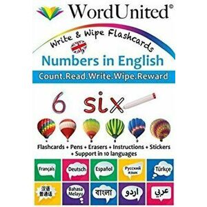 Numbers in English. Write & Wipe Flashcards - *** imagine