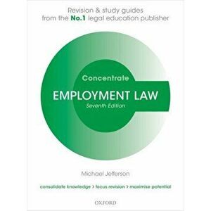 Employment Law Concentrate. Law Revision and Study Guide, 7 Revised edition, Paperback - *** imagine