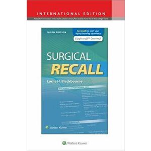 Surgical Recall. Ninth, International Edition, Paperback - Lorne Blackbourne imagine