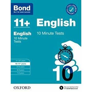 Bond 11+: Bond 11+ 10 Minute Tests English 10-11 years. 1, Paperback - Bond 11+ imagine