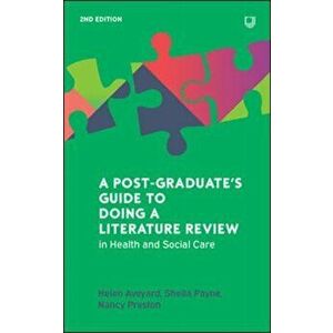 A Postgraduate's Guide to Doing a Literature Review in Health and Social Care, 2e. 2 ed, Paperback - Nancy Preston imagine