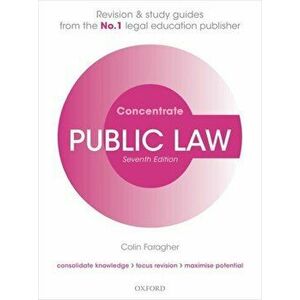 Public Law Concentrate. Law Revision and Study Guide, 7 Revised edition, Paperback - *** imagine