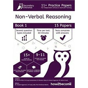 11+ Practice Papers For Independent Schools & Aptitude Training Non-Verbal Reasoning Book 1, Paperback - Suraj Joshi imagine
