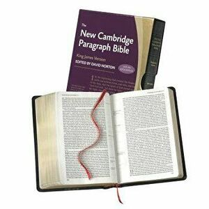 New Cambridge Paragraph Bible-KJV, Leather - *** imagine
