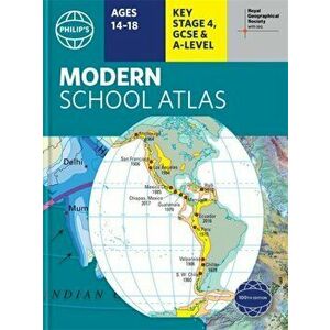 Philip's RGS Modern School Atlas. 100th edition, Hardback - Philip's Maps imagine