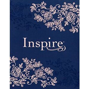 Inspire Bible NLT (Hardcover Leatherlike, Navy): The Bible for Coloring & Creative Journaling, Hardcover - *** imagine