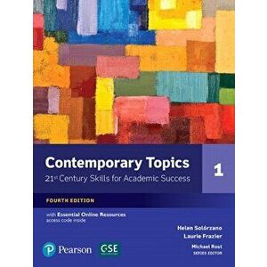 Contemporary Topics 1 with Essential Online Resources. 4 ed, Paperback - Laurie L Frazier imagine