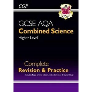 New GCSE Combined Science AQA Higher Complete Revision & Practice w/ Online Ed, Videos & Quizzes, Paperback - CGP Books imagine