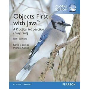 Objects First with Java: A Practical Introduction Using BlueJ, Global Edition. 6 ed, Paperback - David Barnes imagine