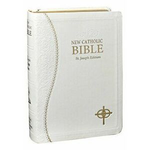 New Catholic Bible Med Print (Marriage), Leather - *** imagine