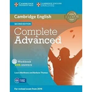 Complete Advanced Workbook with Answers with Audio CD, Hardcover - Laura Matthews imagine