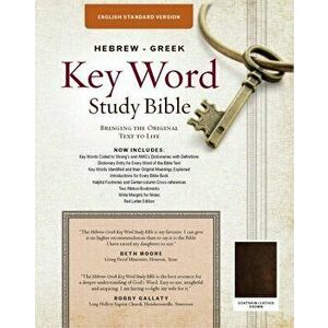 The Hebrew-Greek Key Word Study Bible: ESV Edition, Brown Genuine Goat Leather, Leather - Spiros Zodhiates imagine