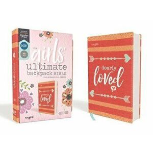 Niv, Girls' Ultimate Backpack Bible, Faithgirlz Edition, Compact, Flexcover, Coral, Red Letter Edition, Comfort Print - *** imagine