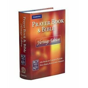 Prayer Book and Bible-KJV-Heritage, Hardcover - *** imagine