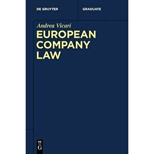 European Company Law, Paperback - Andrea Vicari imagine