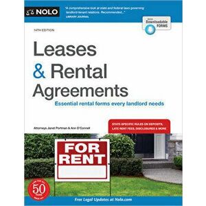 Leases & Rental Agreements, Paperback - Janet Portman imagine
