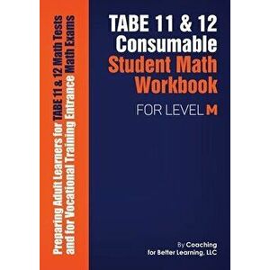 TABE 11 and 12 Consumable Student Math Workbook for Level M, Paperback - *** imagine