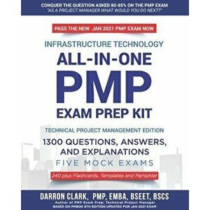 All-In-One PMP(R) EXAM PREP Kit, 1300 Question, Answers, and Explanations, 240 Plus Flashcards, Templates and Pamphlet Updated for Jan 2021 Exam: Based imagine