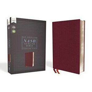 Nasb, Thinline Bible, Bonded Leather, Burgundy, Red Letter Edition, 1995 Text, Comfort Print, Bonded Leather - *** imagine