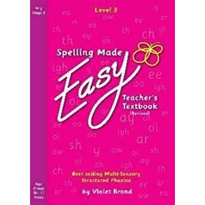 Spelling Made Easy Revised A4 Text Book Level 3. Teacher Textbook Revised, Paperback - Violet Brand imagine