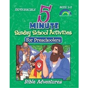 5 Minute Sunday School Activities: Bible Adventures: Preschoolers, Paperback - Mary J. Davis imagine