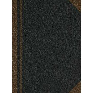 Notary Journal: Hardbound Public Record Book for Men Women, Logbook for Notarial Acts, 390 Entries, 8.5 x 11, Black Brown Blank Cover - *** imagine