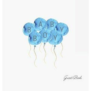 Boy baby shower guest book (Hardback), Hardcover - Lulu and Bell imagine