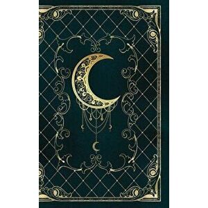 Magic moon grimoire: Lined Notebook - 120 pages - Vintage Book, Hardcover - Alicia Friedl imagine