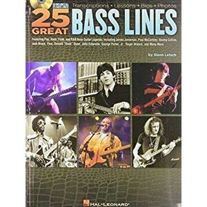25 Great Bass Lines. Transcriptions * Lessons * Bios * Photos - Glenn Letsch imagine