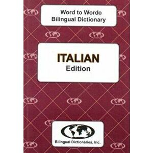 English-Italian & Italian-English Word-to-Word Dictionary, Paperback - C. Sesma imagine
