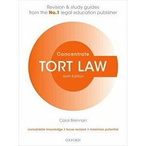Tort Law Concentrate. Law Revision and Study Guide, 6 Revised edition, Paperback - *** imagine