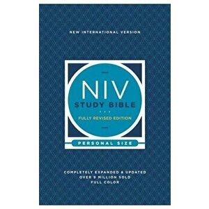 NIV Study Bible, Fully Revised Edition, Personal Size, Paperback, Red Letter, Comfort Print, Paperback - Kenneth L. Barker imagine