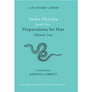 Mahabharata Book Five (Volume 2). Preparations for War, Hardback - *** imagine